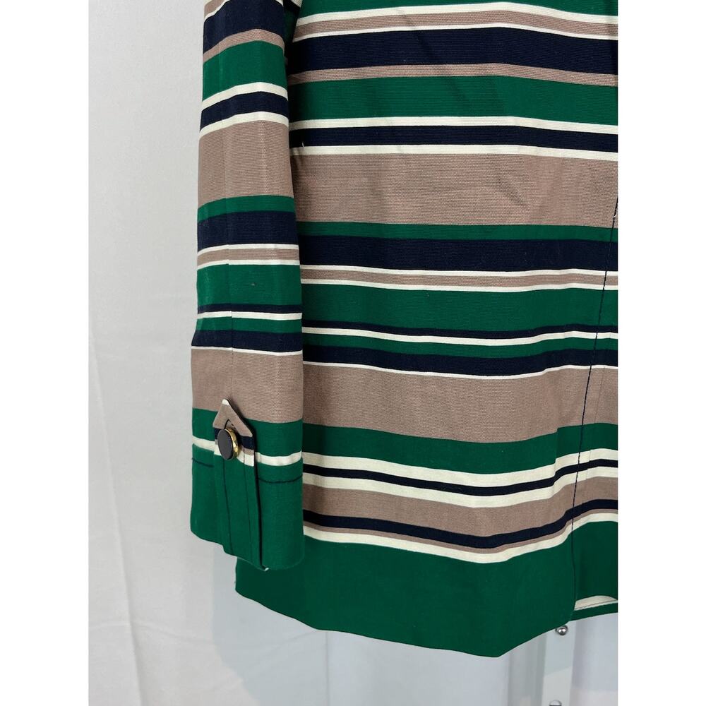 Nwt Talbots Striped Button Up Jacket - Size 12 - image 7